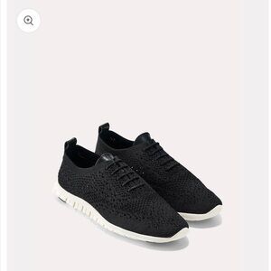 COLE HAAN | NWOT BLACK ZEROGRAND STITCHLITE WINGTIP OXFORD SNEAKERS SIZE 10